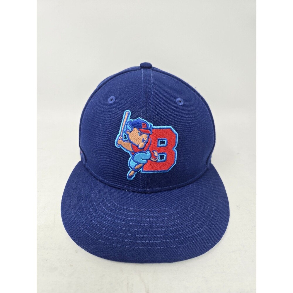 Buffalo Bisons Hat Men 7 1/8 Blue 59Fifty New Era MiLB Fitted Cap